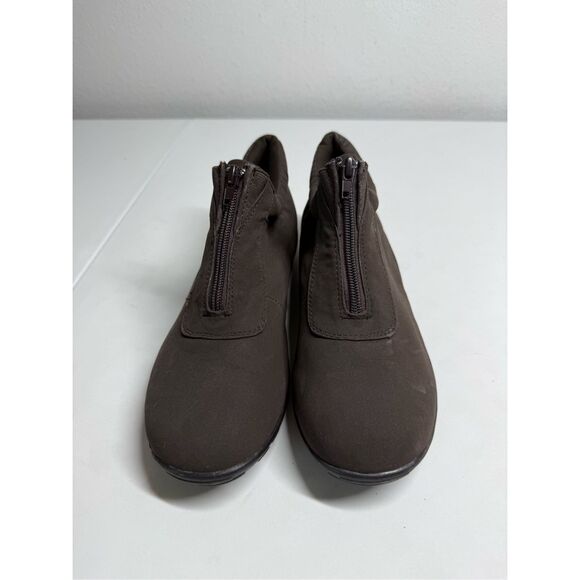 VALLEY LANE Womens  Zip-front Booty / Brown Size 10 - Picture 2 of 12